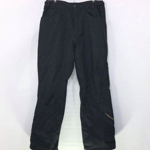 Columbia Womens Snow Pants Waterproof Ski Omni-Tech Titanium Black Size XL